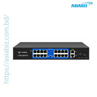 Jovision JVS-S19-16P-200W 16 Port PoE Switch